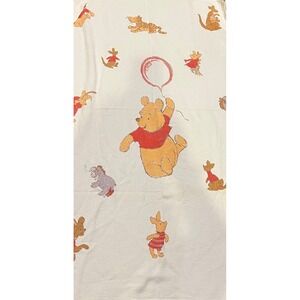 Vintage Winnie the Pooh Blanket 70x41 Disney Characters Tigger Eeyore Piglet
